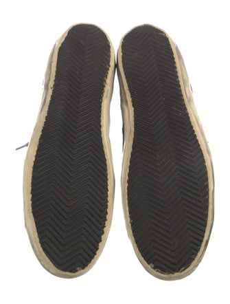 Golden Goose Denim Printed Sneakers