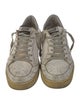 Golden Goose Leather Printed Sneakers