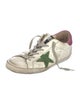 Golden Goose Leather Animal Print Sneakers