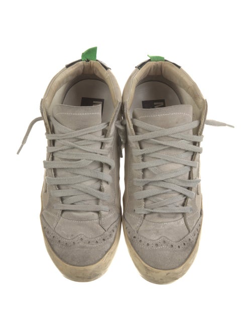Golden Goose Leather Distressed Accents Sneakers