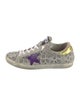 Golden Goose Suede Animal Print Sneakers