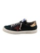 Golden Goose Canvas Colorblock Pattern Sneakers