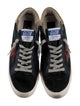 Golden Goose Canvas Colorblock Pattern Sneakers