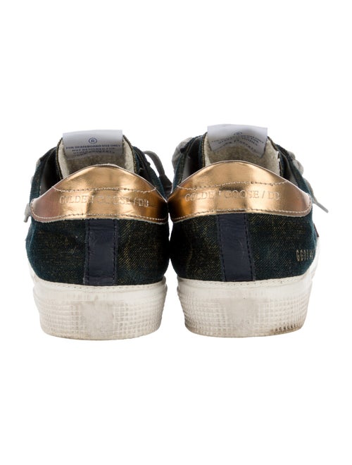 Golden Goose Canvas Colorblock Pattern Sneakers