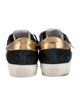 Golden Goose Canvas Colorblock Pattern Sneakers