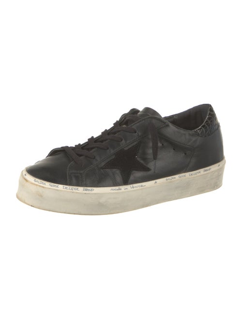 Golden Goose Leather Distressed Accents Sneakers