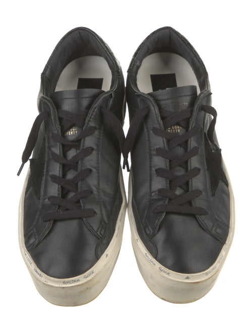 Golden Goose Leather Distressed Accents Sneakers