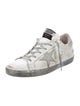 Golden Goose Leather Distressed Accents Sneakers