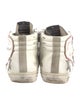 Golden Goose Leather Distressed Accents Sneakers