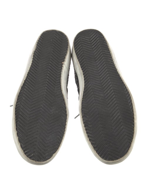 Golden Goose Glitter Distressed Accents Sneakers