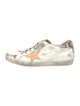 Golden Goose Leather Graphic Print Sneakers