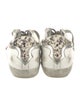 Golden Goose Leather Graphic Print Sneakers