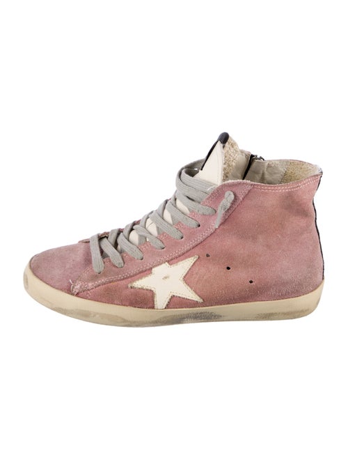Golden Goose Suede Distressed Accents Sneakers