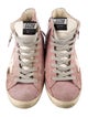 Golden Goose Suede Distressed Accents Sneakers