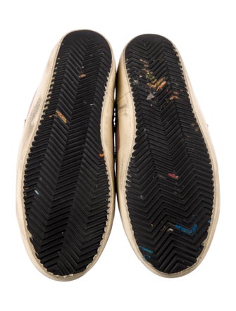 Golden Goose Suede Distressed Accents Sneakers