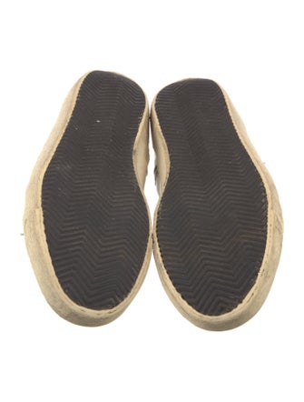 Golden Goose Leather Distressed Accents Sneakers