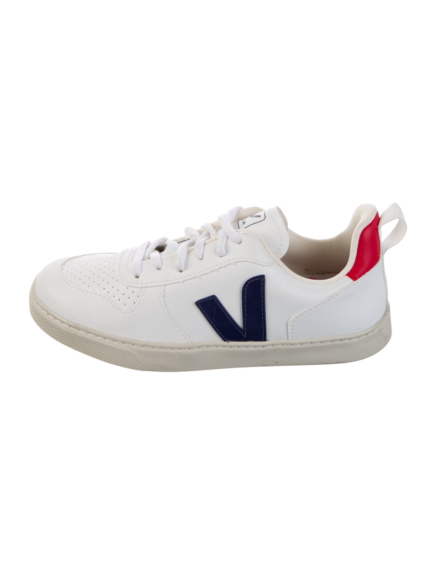 Veja Girls' Leather Low Top Sneakers