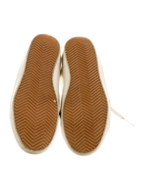 Golden Goose Leather Printed Sneakers