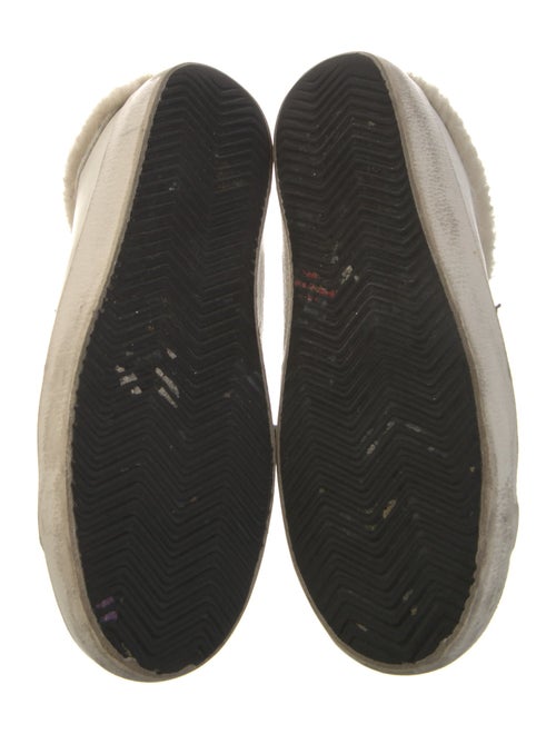 Golden Goose Leather Printed Sneakers