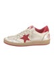 Golden Goose Leather Printed Sneakers