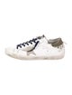 Golden Goose Leather Graphic Print Sneakers