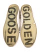 Golden Goose Leather Graphic Print Sneakers