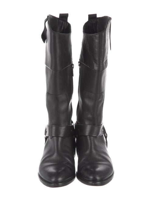 Golden Goose Leather Moto Boots