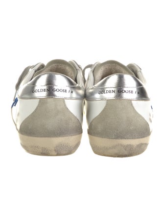 Golden Goose Leather Printed Sneakers