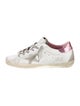 Golden Goose Leather Distressed Accents Sneakers