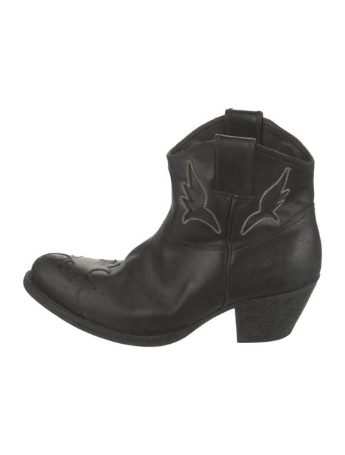 Golden Goose Leather Western Boots