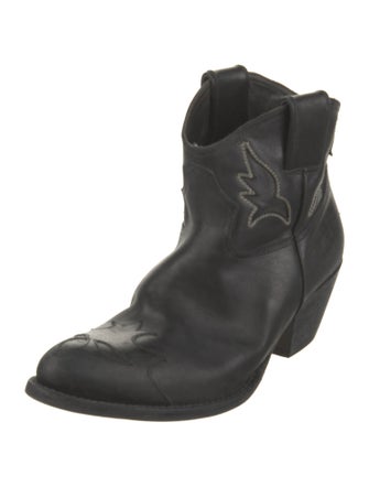 Golden Goose Leather Western Boots