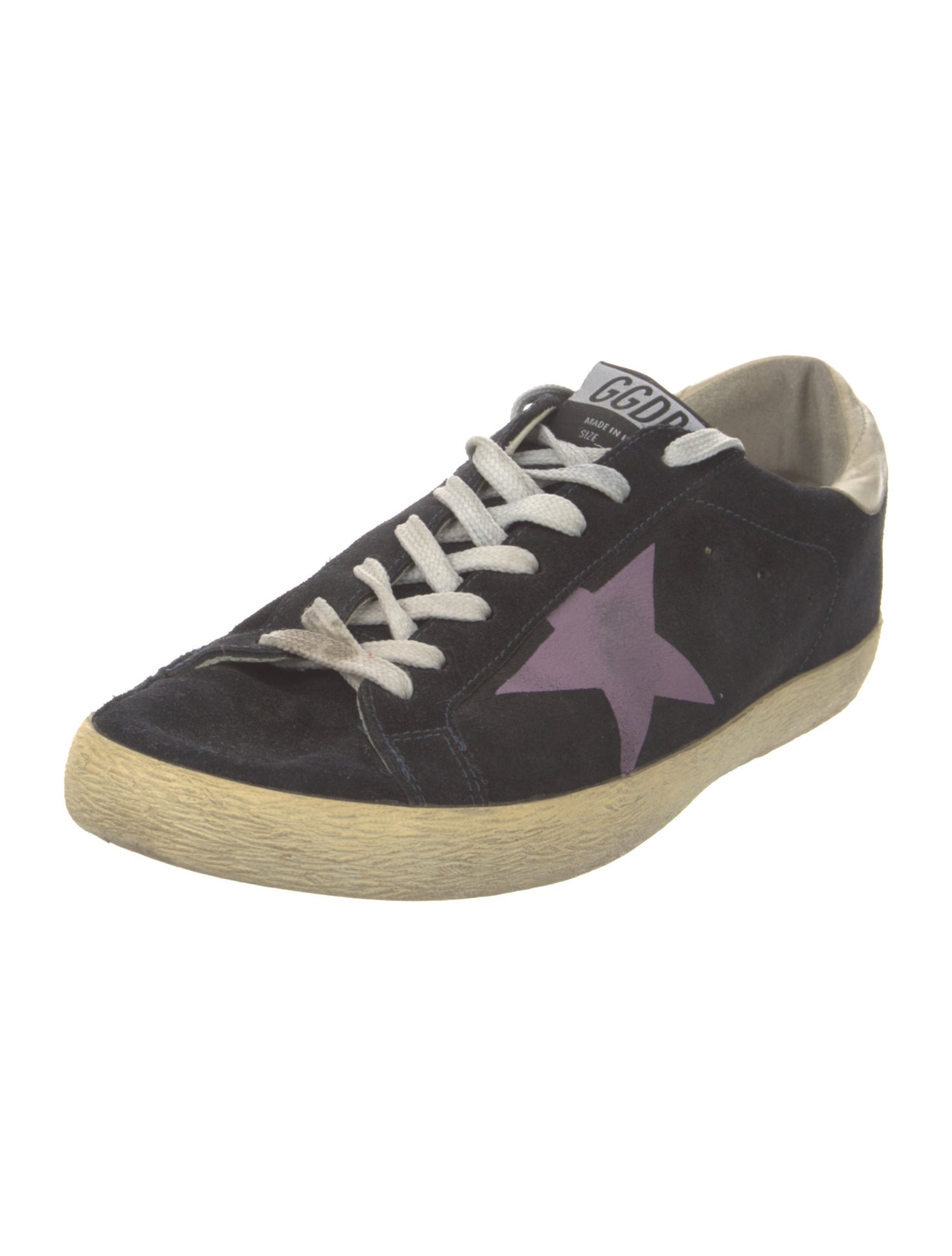 Golden Goose Suede Printed Sneakers