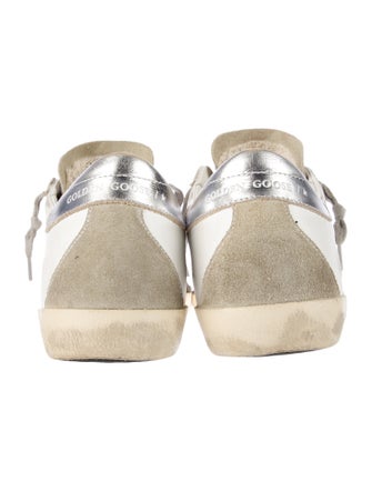 Golden Goose Leather Distressed Accents Sneakers