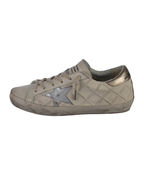 Golden Goose Leather Distressed Accents Sneakers