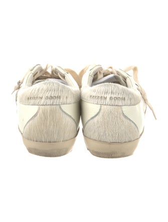 Golden Goose Leather Distressed Accents Sneakers