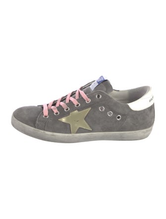 Golden Goose Suede Printed Sneakers
