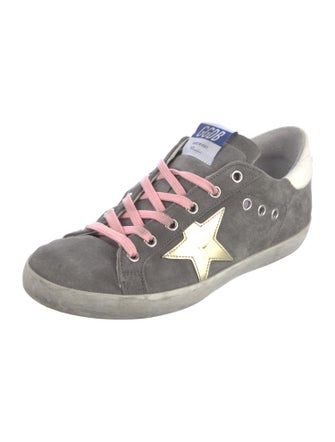 Golden Goose Suede Printed Sneakers