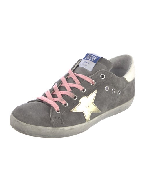 Golden Goose Suede Printed Sneakers