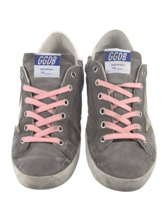 Golden Goose Suede Printed Sneakers