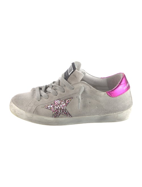 Golden Goose Suede Printed Sneakers