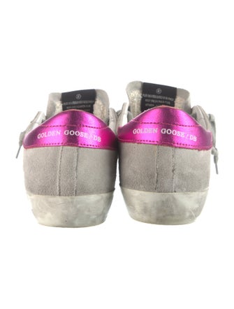 Golden Goose Suede Printed Sneakers