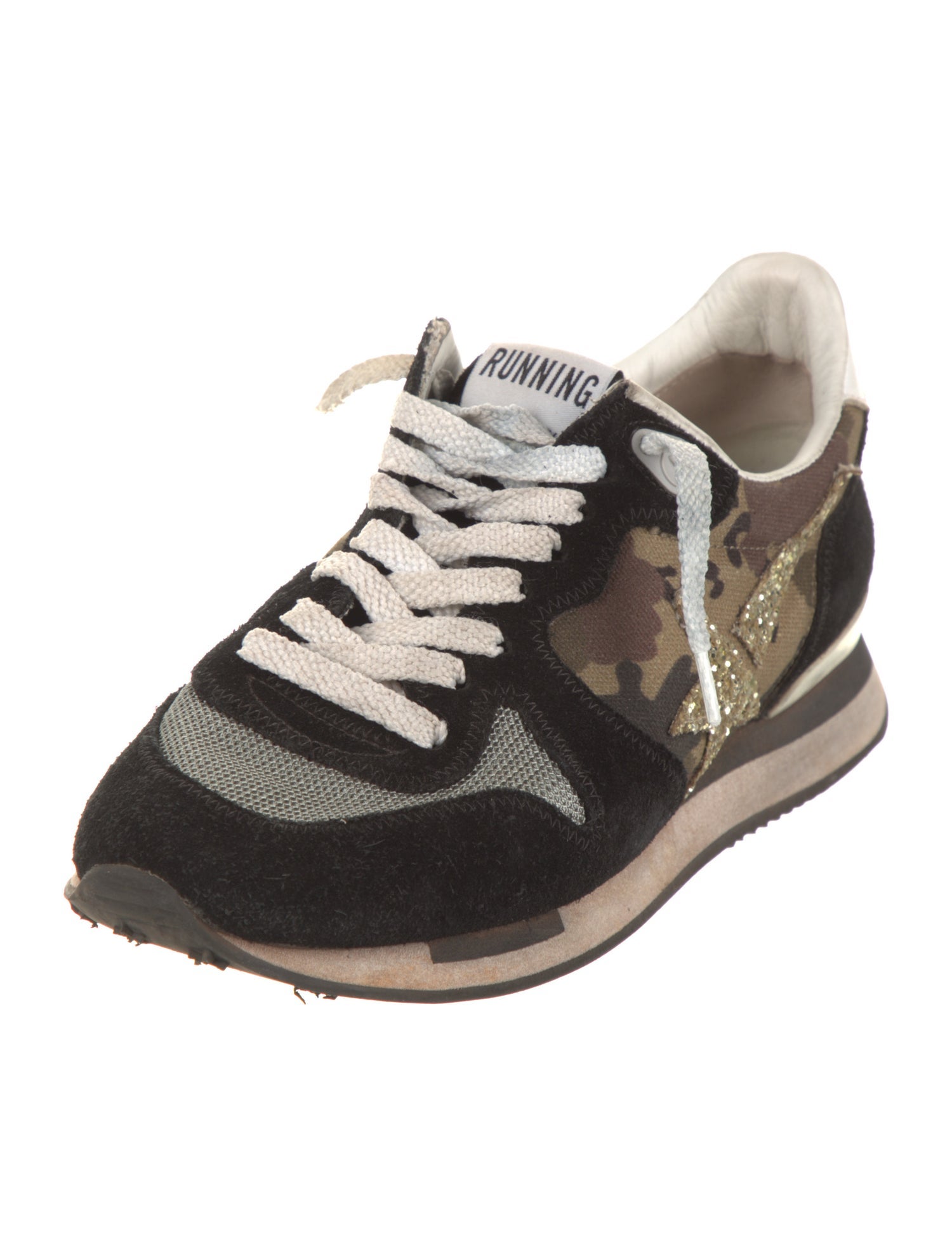 Golden Goose Suede Printed Sneakers