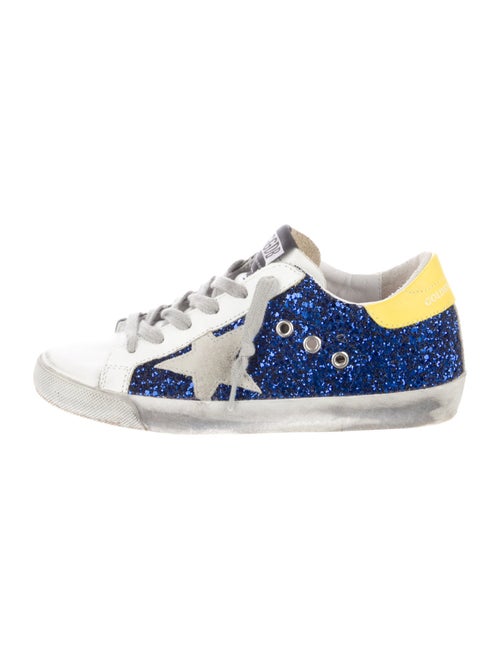 Golden Goose Glitter Printed Sneakers