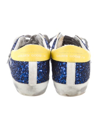 Golden Goose Glitter Printed Sneakers