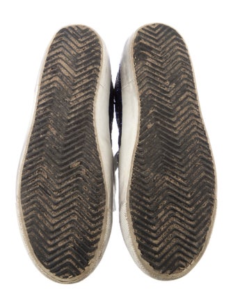 Golden Goose Glitter Printed Sneakers
