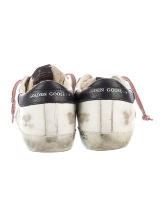 Golden Goose Leather Printed Sneakers