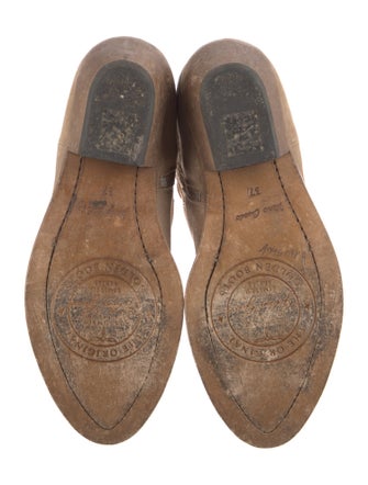 Golden Goose Suede Distressed Accents Western Boots