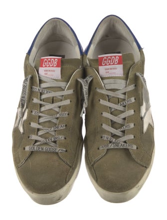 Golden Goose Suede Printed Sneakers
