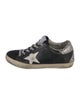 Golden Goose Leather Printed Sneakers