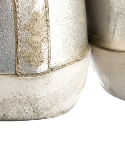 Golden Goose Leather Distressed Accents Sneakers